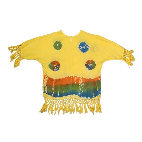 Two Piece Beach Tunic Skirt Size Medium Coastal Grandma Summer Boho *flaws - Picture 6 of 16